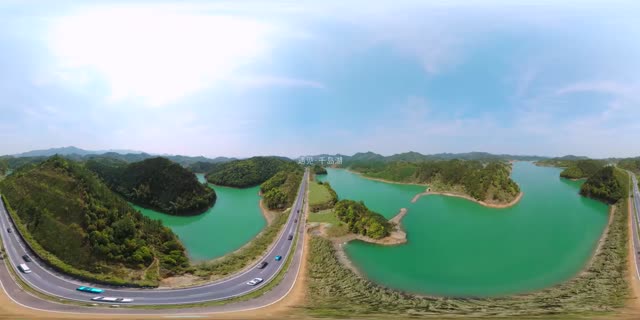 浙江千岛湖全景视频